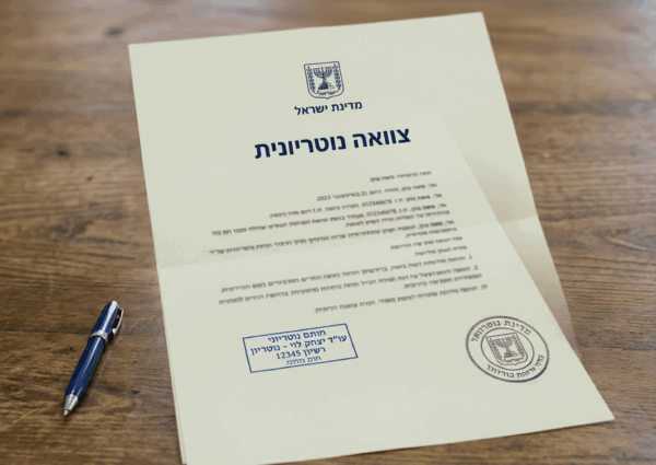 צוואה נוטוריונית