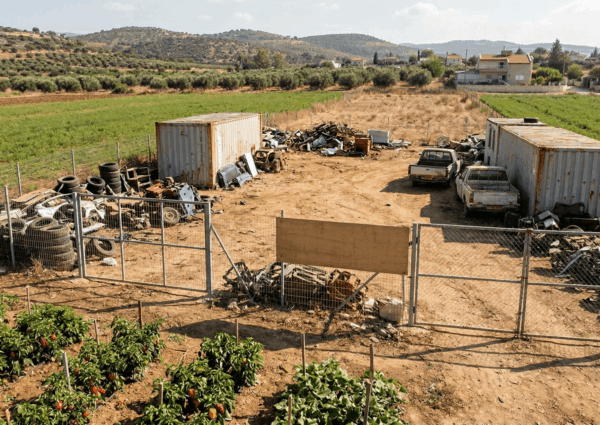 שימוש אסור בקרקע חקלאית